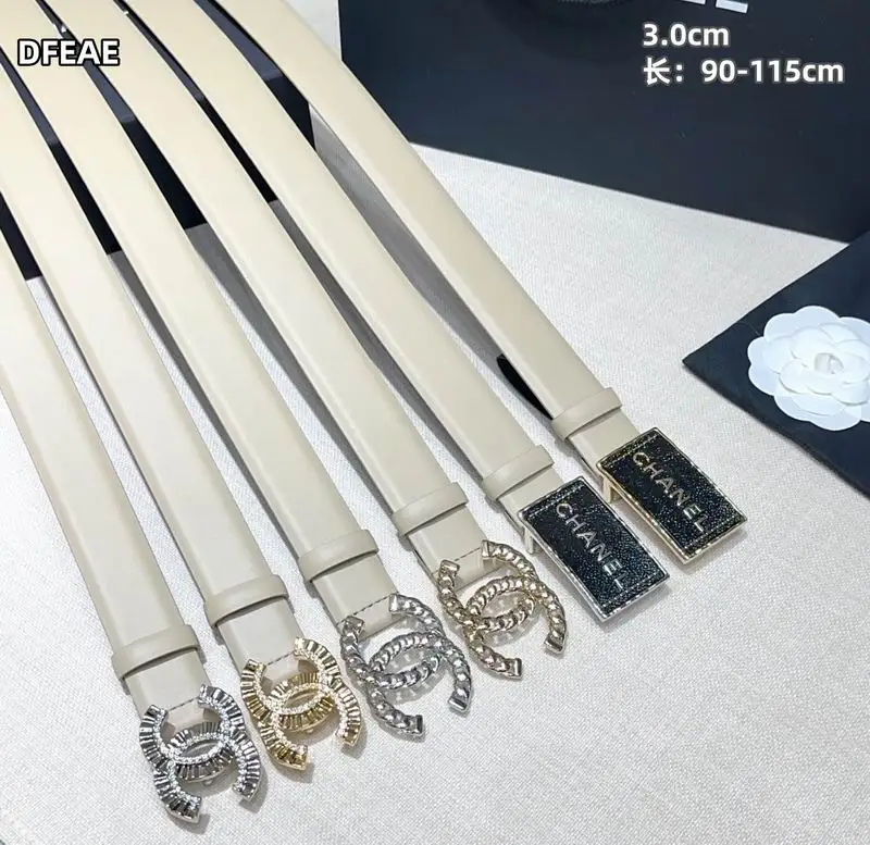 Chanel belt 30mmX90-115cm 8L04